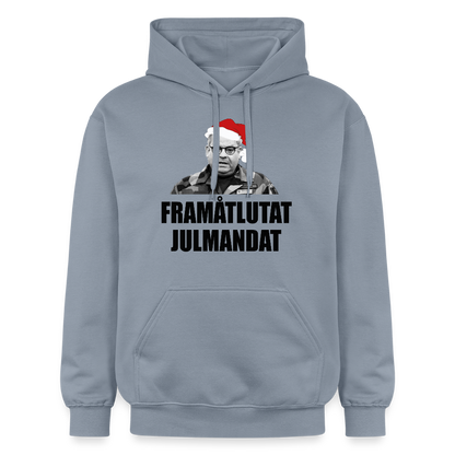 Frammåtlutat Julmandat (premiumluvtröja herr-edition) - blå