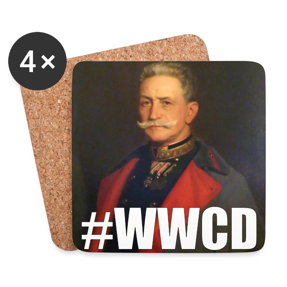 #WWCD (Underlägg, 4-pack) - vit