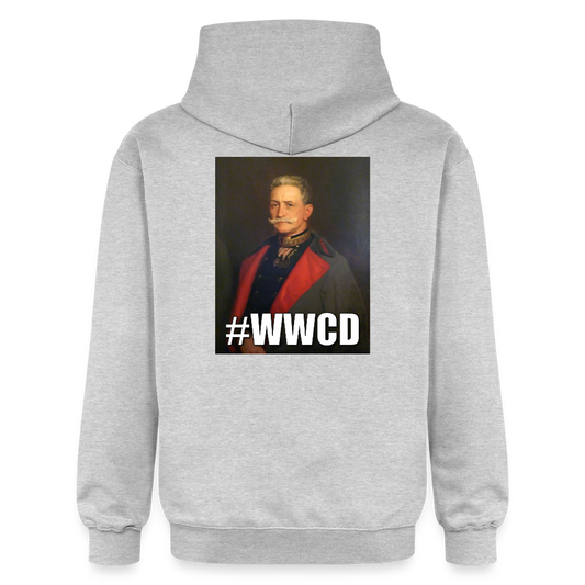 #WWCD (luvtröja unisex-edition) - ljusgråmelerad