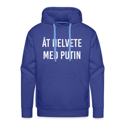 Åt helvete med Putin (Premiumluvtröja herr-edition) - kungsblå