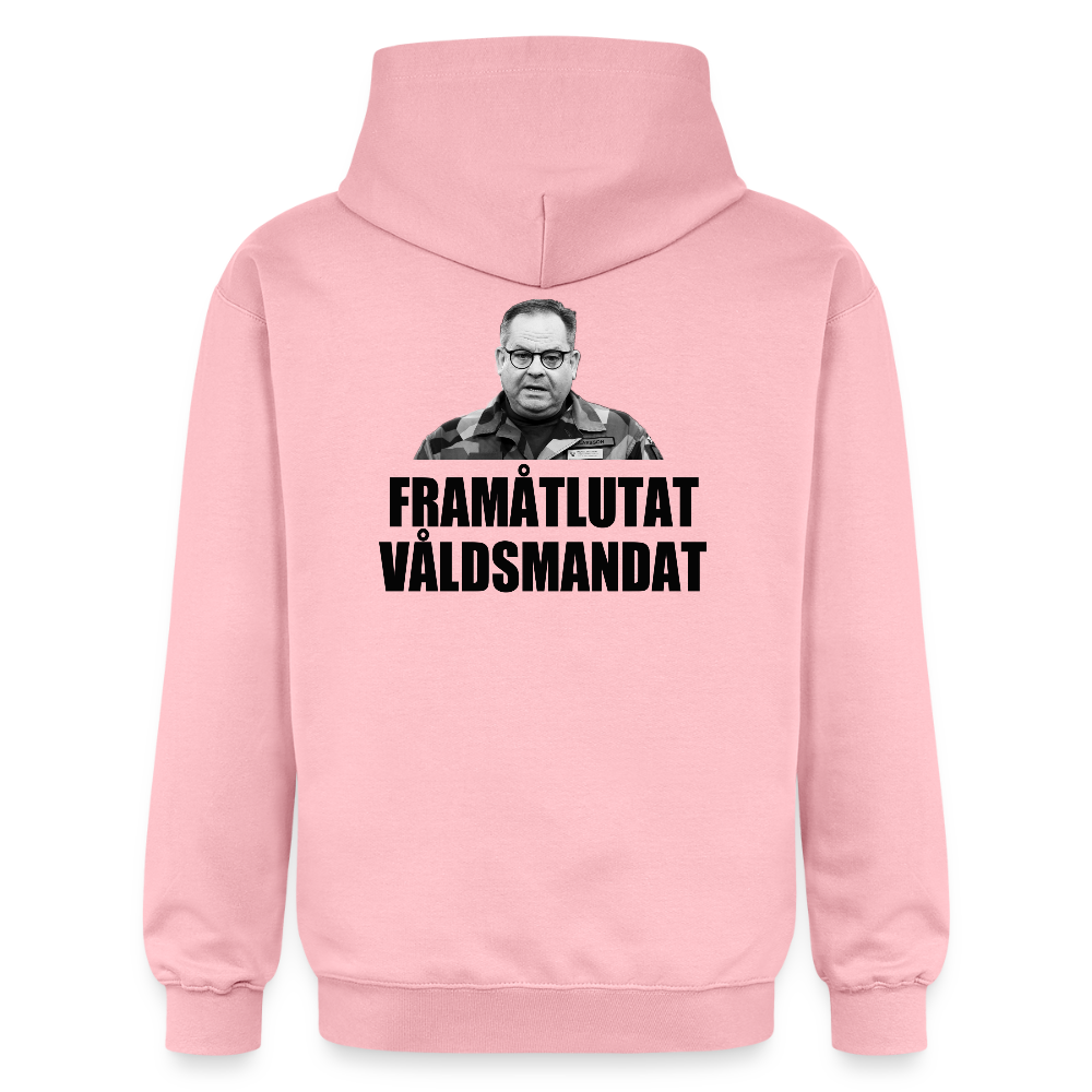 Framåtlutat våldsmandat (luvtröja unisex-edition) - ljusrosa