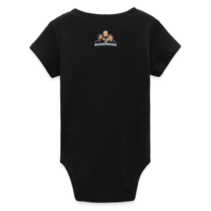 Får det lov att vara lite hög momentan eldkraft? – Halland (ekologisk kortärmad babybody-edition) - svart