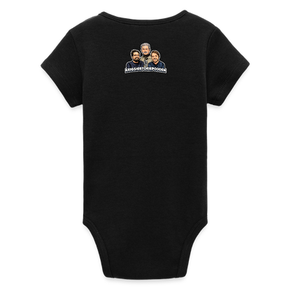 Åt helvete med Putin  (ekologisk kortärmad babybody-edition) - svart