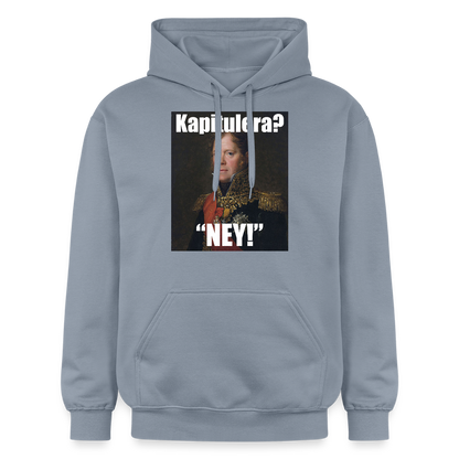 Kapitulera? Ney! luvtröja unisex-edition) - blå