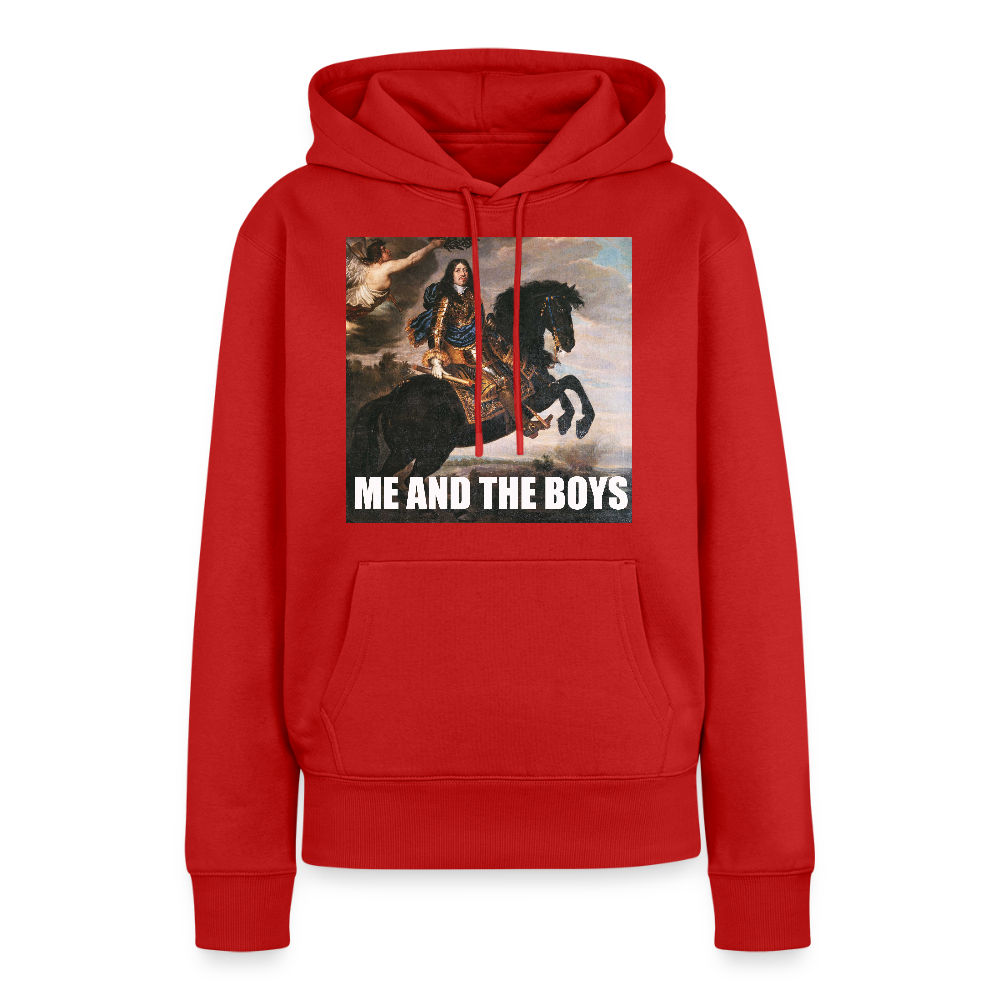 Karl X & boysen (Premiumluvtröja dam-edition) - röd