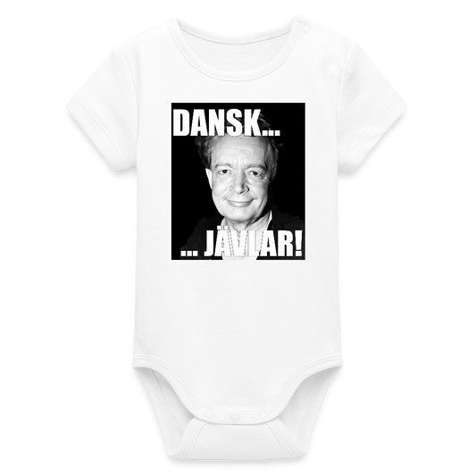 Danskjävlar! (ekologisk kortärmad babybody-edition) - vit