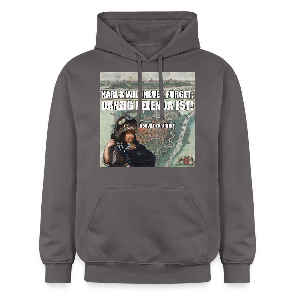 Danzig Delenda Est luvtröja unisex Softstyle® Midweight - mörkgrå