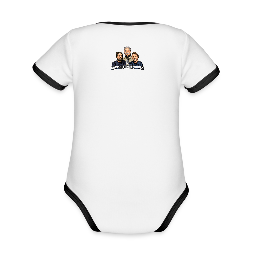Danzig delenda est (Ekologisk kortärmad babybody-edition) - vit/svart