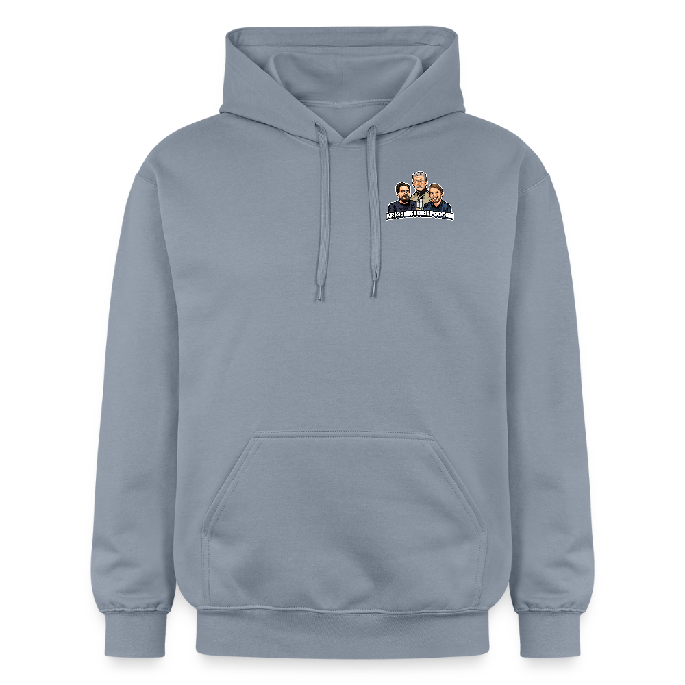 Adel? Syfilis och gikt. Allmoge? Ukrainsk fläcktyfus och dysenteri. (luvtröja unisex-edition) - blå