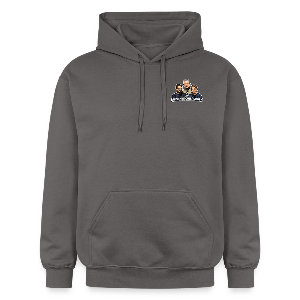 Åt helvete med Putin  (unisex hoodie-edition) - mörkgrå