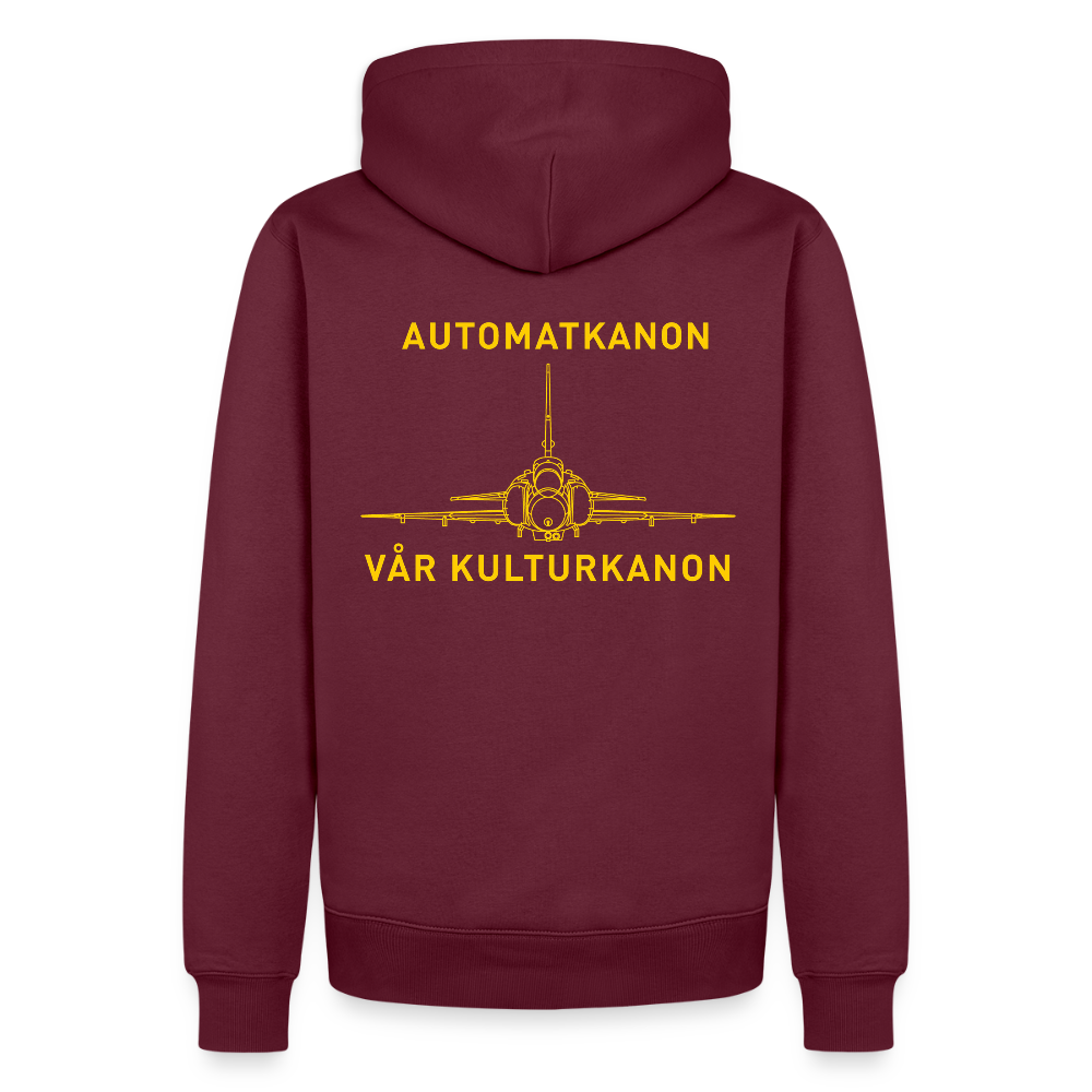 Automatkanon, vår kulturkanon (premiumluvtröja herr-edition) - vinröd 