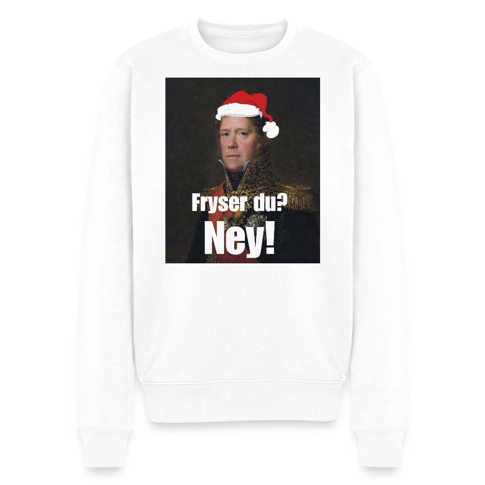 Michel Ney fryser aldrig! (Premiumtröja herr-edition) - vit