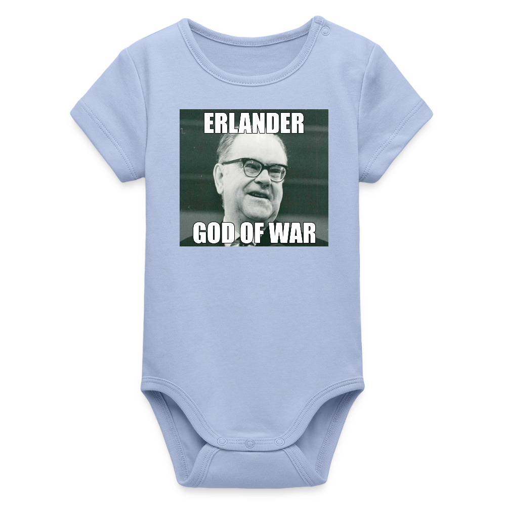 Erlander – God of War (ekologisk kortärmad babybody-edition) - himmel