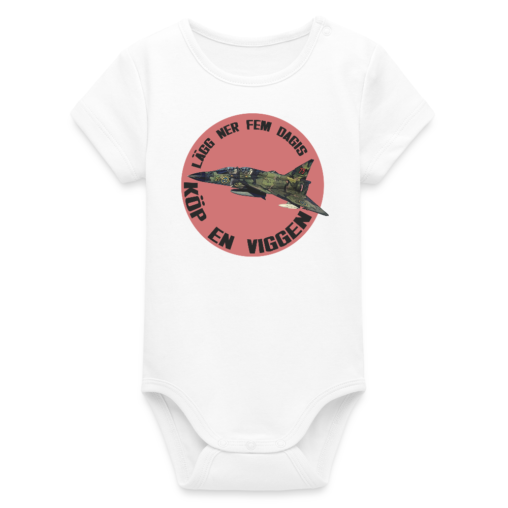 Lägg ner fem dagis – köp en Viggen! (babybody-edition) - vit