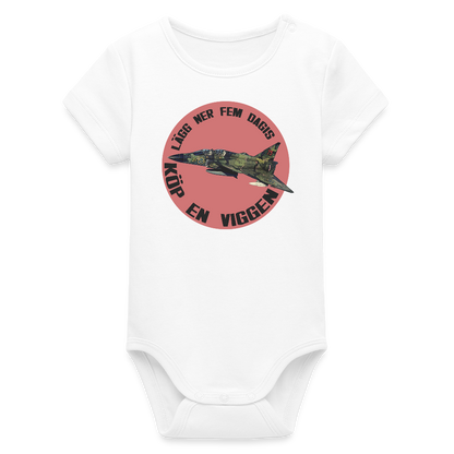 Lägg ner fem dagis – köp en Viggen! (babybody-edition) - vit