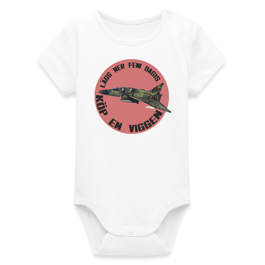 Lägg ner fem dagis – köp en Viggen! (babybody-edition) - vit