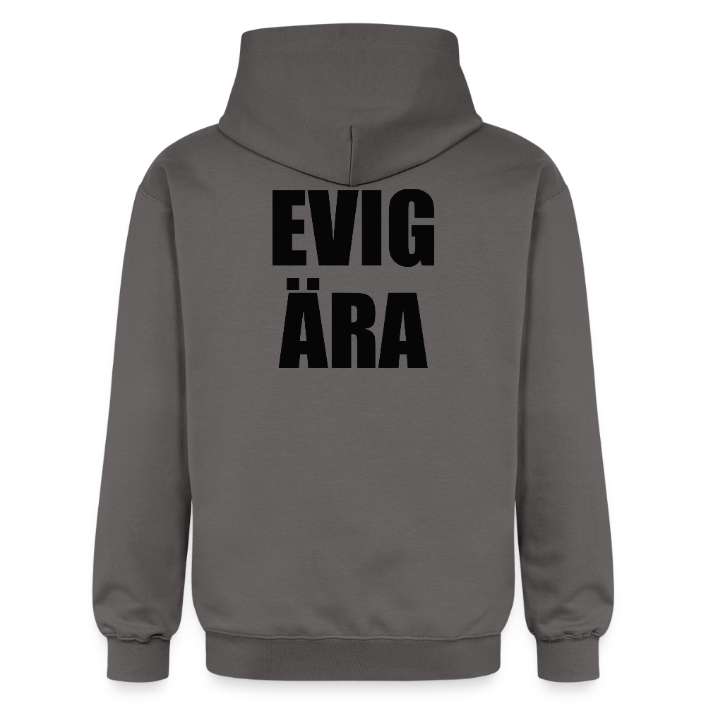 EVIG ÄRA (luvtröja unisex-edition) - mörkgrå