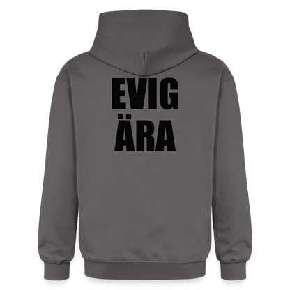 EVIG ÄRA (luvtröja unisex-edition) - mörkgrå