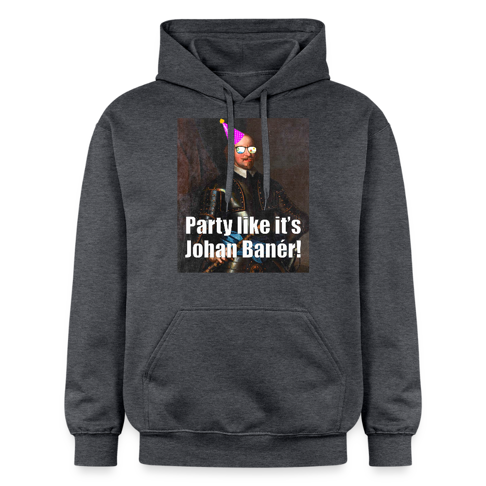 Party like it's Johan Banér! luvtröja unisex-edition - mörkgråmelerad