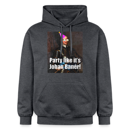 Party like it's Johan Banér! luvtröja unisex-edition - mörkgråmelerad