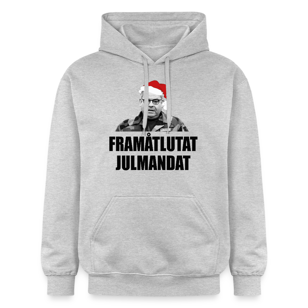 Frammåtlutat Julmandat (premiumluvtröja herr-edition) - ljusgråmelerad