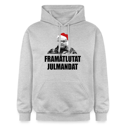 Frammåtlutat Julmandat (premiumluvtröja herr-edition) - ljusgråmelerad