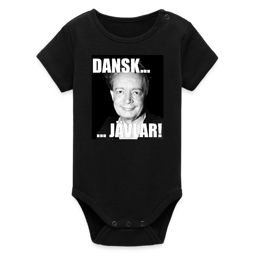 Danskjävlar! (ekologisk kortärmad babybody-edition) - svart