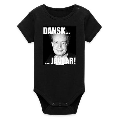 Danskjävlar! (ekologisk kortärmad babybody-edition) - svart