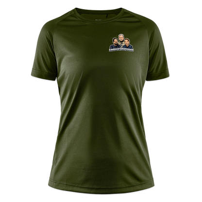 Åt helvete med Putin (tränings-T-shirt dam-edition) - mossgrön