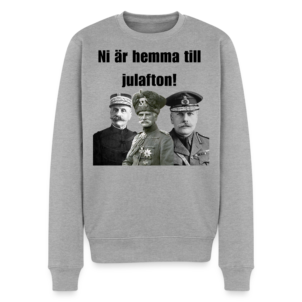 "Hemma till jul!" (premiumtröja herr-edition) - gråmelerad