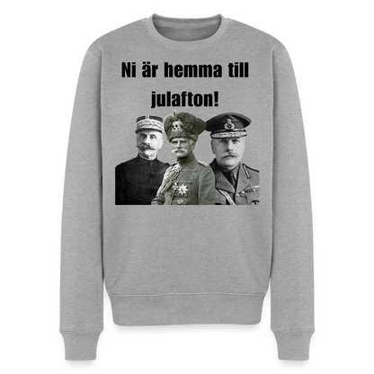 "Hemma till jul!" (premiumtröja herr-edition) - gråmelerad