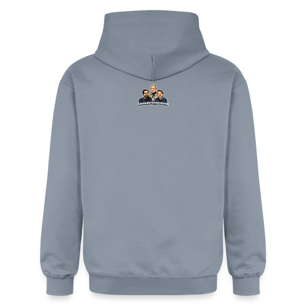 Lägg ner fem dagis - köp en Viggen (luvtröja unisex-edition) - blå