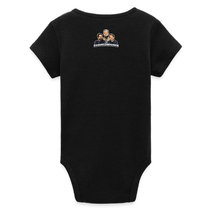 Karl X & boysen (Ekologisk kortärmad babybody-edition) - svart