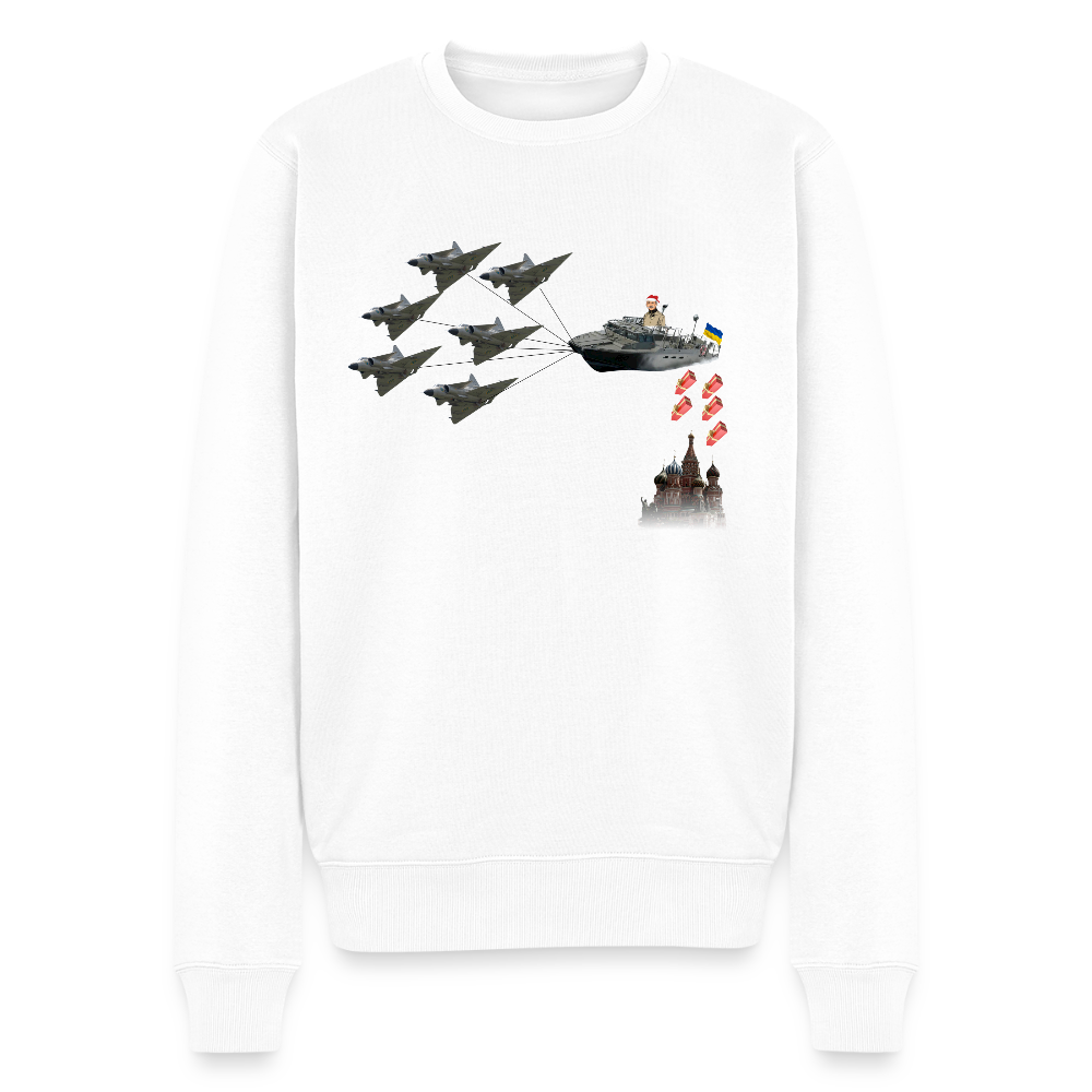 Sankt Conrad är Moskvas brandbombstomte (Premiumjultröja herr-edition) - vit