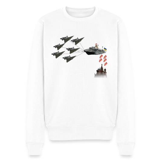 Sankt Conrad är Moskvas brandbombstomte (Premiumjultröja herr-edition) - vit