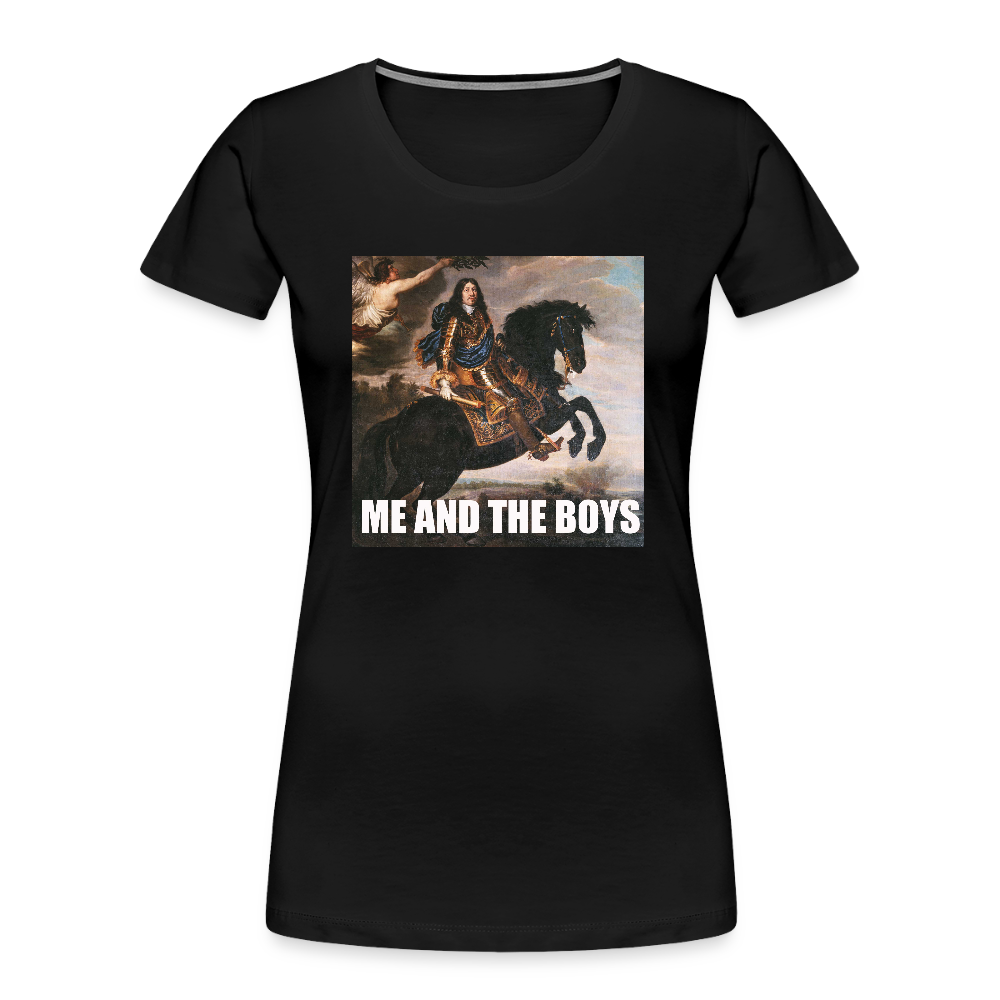 Karl X & boysen (ekologisk premium-T-shirt dam-edition) - svart