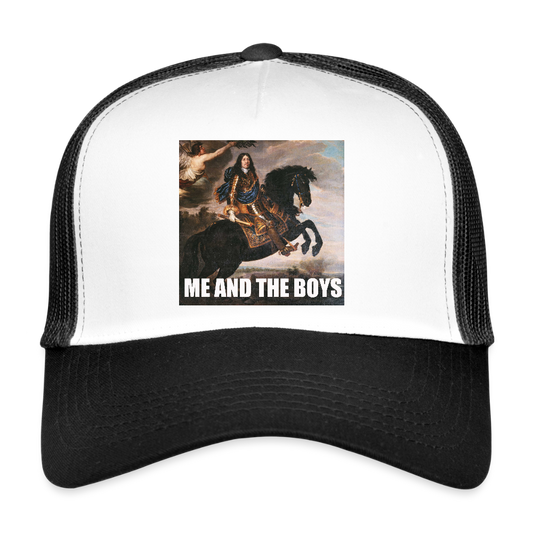 Karl X & boysen (truckerkeps-edition) - vit/svart