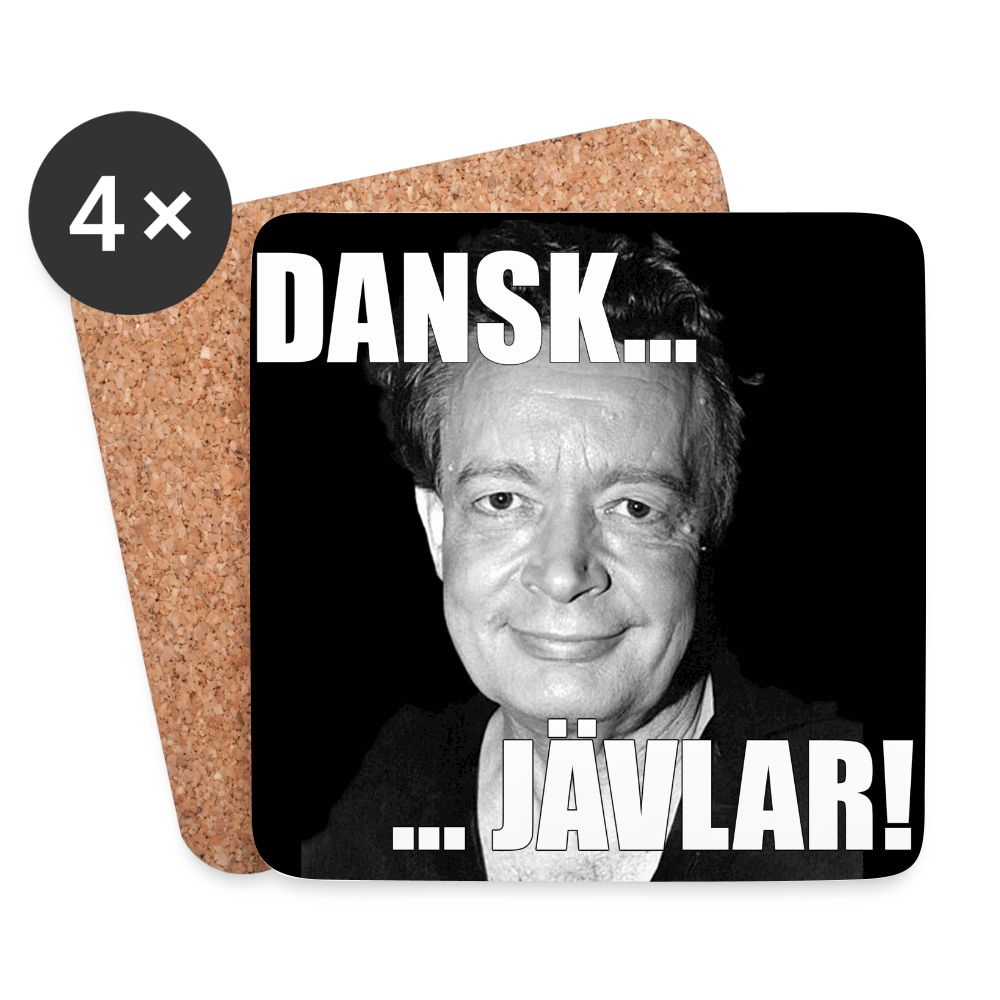 Danskjävlar (Underlägg, 4-pack) - vit