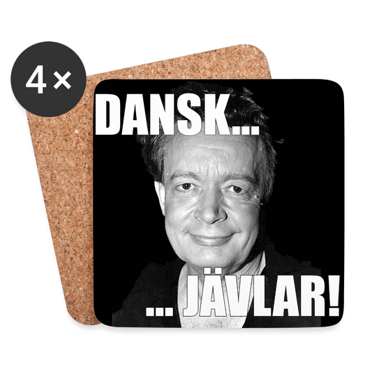 Danskjävlar (Underlägg, 4-pack) - vit