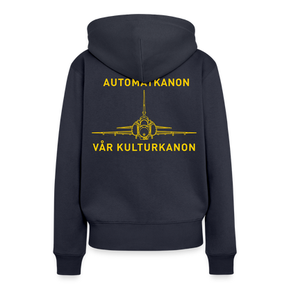 Automatkanon, vår kulturkanon (Premiumluvtröja dam-edition) - marinblå
