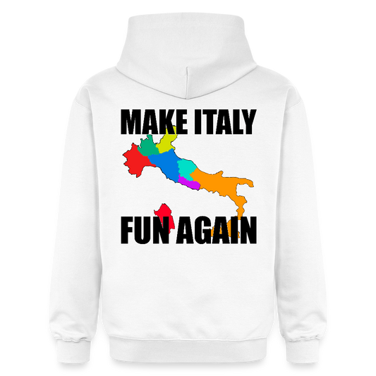 Make Italy Fun Again (luvtröja unisex-edition) - vit