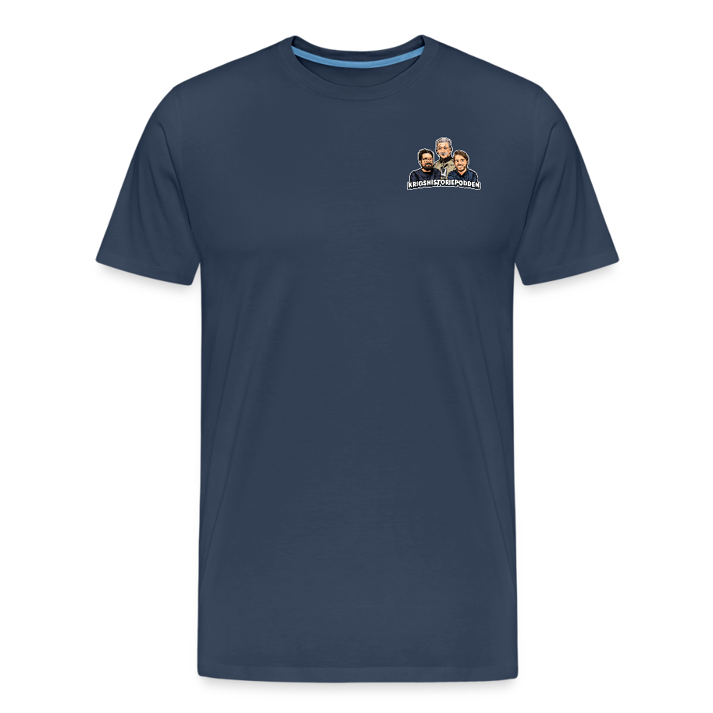 Automatkanon, vår kulturkanon (ekologisk premium-T-shirt herr-edition) - marinblå