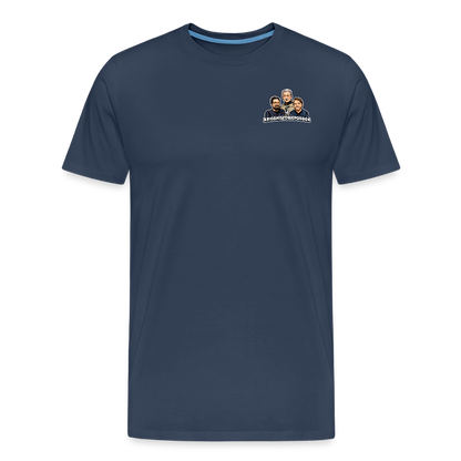 Automatkanon, vår kulturkanon (ekologisk premium-T-shirt herr-edition) - marinblå