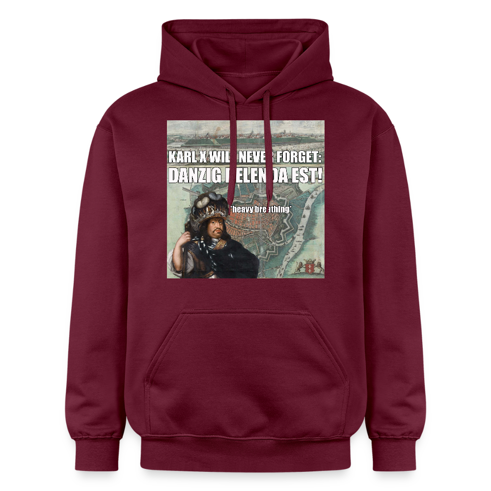 Danzig Delenda Est luvtröja unisex Softstyle® Midweight - Maroon