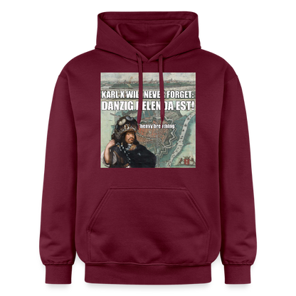 Danzig Delenda Est luvtröja unisex Softstyle® Midweight - Maroon