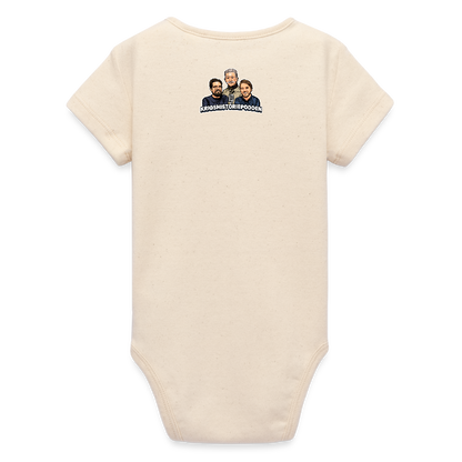 Party like it's Johan Banér! (ekologisk kortärmad babybody-edition) - vitgrå