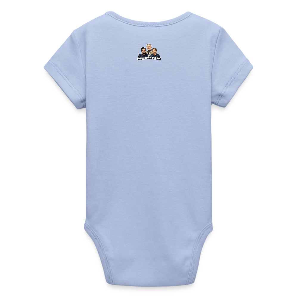 Varm saft-skalan (ekologisk kortärmad babybody-edition) - himmel