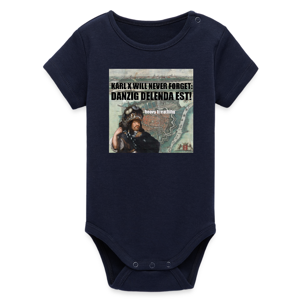 Danzig delenda est (Ekologisk kortärmad babybody-edition) - marinblått