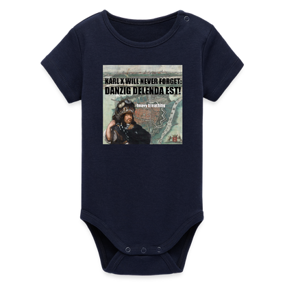 Danzig delenda est (Ekologisk kortärmad babybody-edition) - marinblått