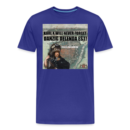 Danzig delenda est (ekologisk premium-T-shirt herr-edition) - kungsblå